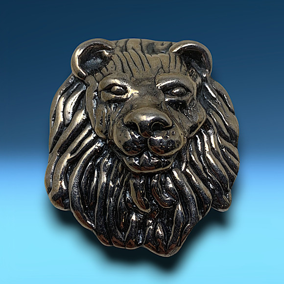 Vintage Yaacov Heller Leo Lion 925 Sterling Silver Pendant Brooch Pin Designer - Picture 1 of 5